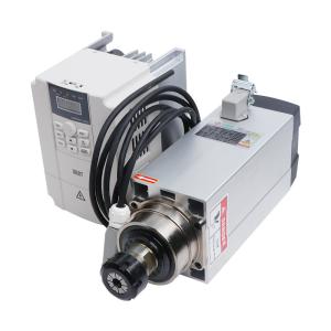 Wholesale 6KW Cnc ER32 Air Cooled Spindle Motor for High Speed 18000rpm Woodworking Machine Tool from china suppliers