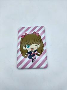Wholesale Square Custom Made Metal Badges Cute Girl Tinplate Material Paper Stents from china suppliers