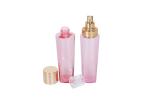 Popularity Gold Cosmetic Packaging Set 150/200ml PETG Toner Bottle Lotion Bottle