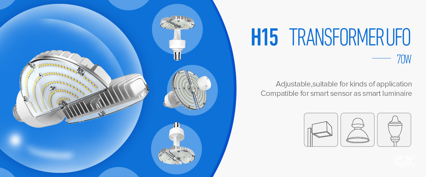 Surface Mount High Bay LED Lights LED Retrofit E27 E40 E39 E26 Build In Driver