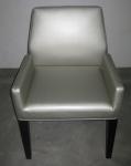wooden frame fabric/PU dining chair DC-0012