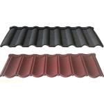 1340mm*420mm*0.4mm Windproof Stone Coated Steel Roofing Sheet for Buildings