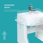 45*30*50cm Kids Bathroom Sink Smart Children Learning Wash Basin Height