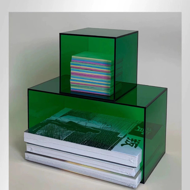 PMMA Brush Box Acrylic Pen Box For Home Decor And Commercial Promotion