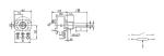 16mm rotary potentiometer, carton potentiometer with insulated shaft, potentiome