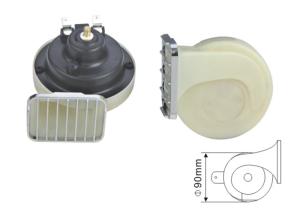 Wholesale EST1010 White Universal Blaster Car Auto Electric Vehicle Snail Horn 510Hz 110DB Dia 90mm 3.7A from china suppliers