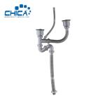 Kitchen Sink Drain Strainer Assembly with Basket Strainer,Sink Stopper,