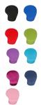 Advertisement mouse pad with wrist protection 23*19cm rubber logo custiomized
