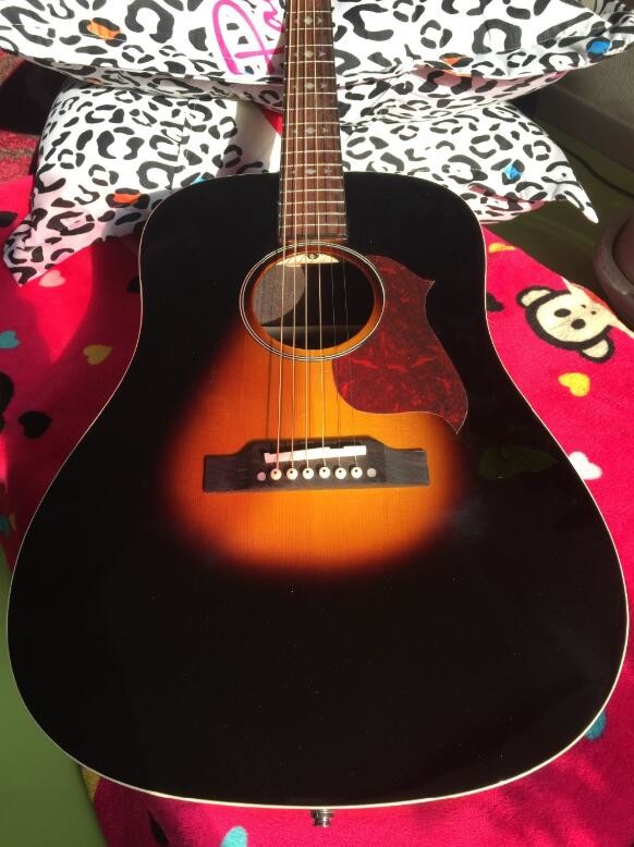 Sunburst Chibson G45 acoustic guitar antique 41 inch 1935 advanced jumbo G45 VS electric acoustic guitar