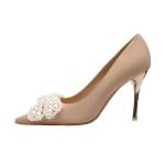 7123-3 Fashion Pointed Shallow Mouth High Heels Nightclub Thin Sexy Single Shoes