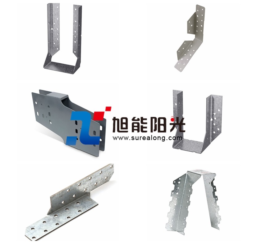Zinc Sheet Wood Corner Connector Joist Hanger Metal Connecting Brackets