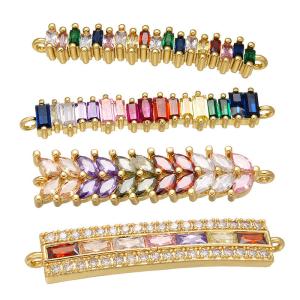 Wholesale OEM DIY Gold Rainbow Zirconia Bracelet Crystal Bracelets And Necklaces from china suppliers