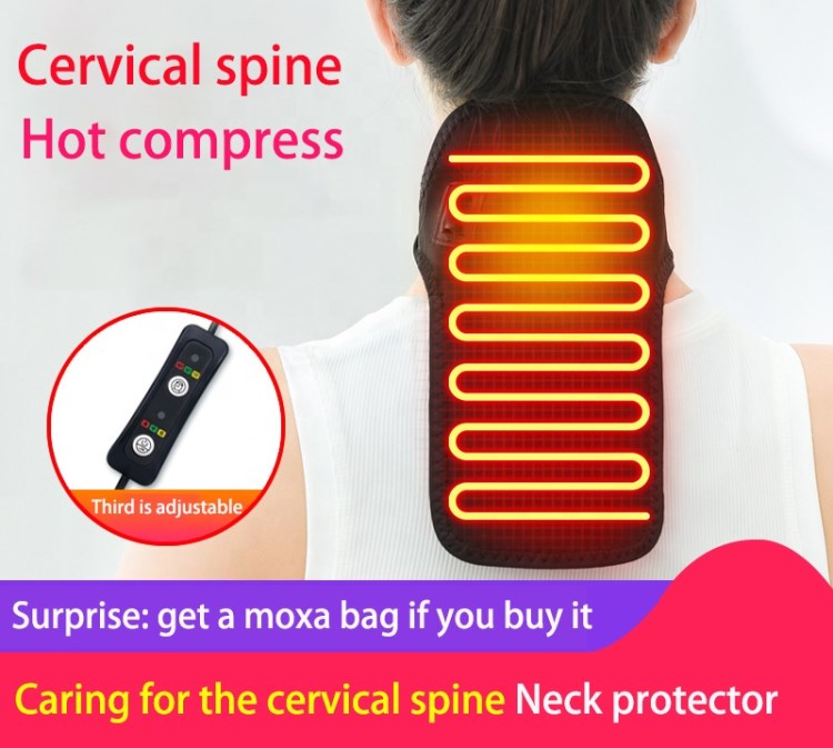 Far Infraered Neck Heated Wrap fleece Material USB Temperature Control