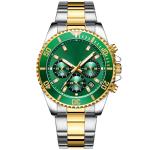 Ombre Business Analogue Wrist Watch 3BAR Luxury Men Quartz Watch