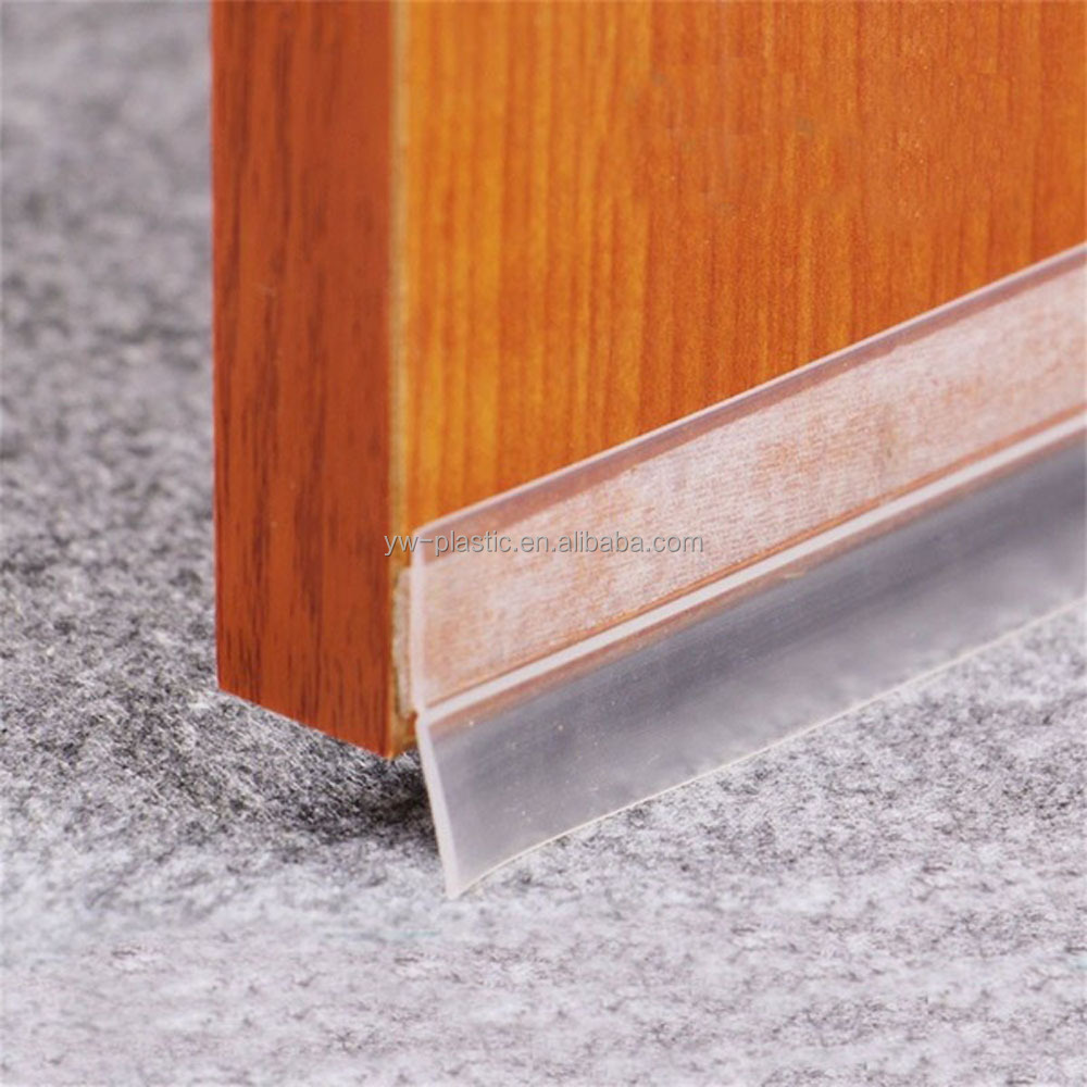 2.8cm/3.5cm Height Door Draft Stopper in Black for Under Door Seal Recommended
