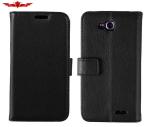 Foldable LG L90 PU Leather Cases Magnetic Buckle Multi Color