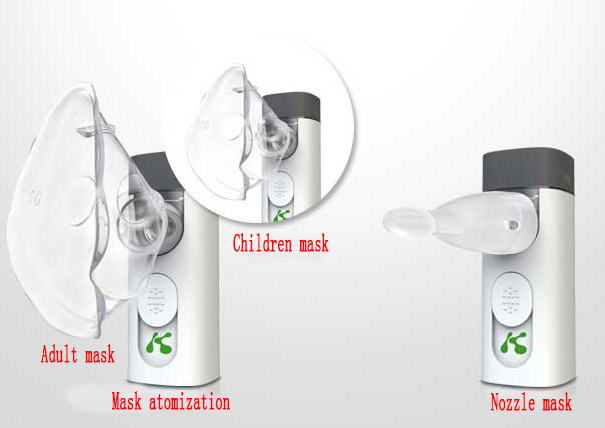 NebWell Q1 handheld rechargeable mesh nebulizer with mini inhaler machine