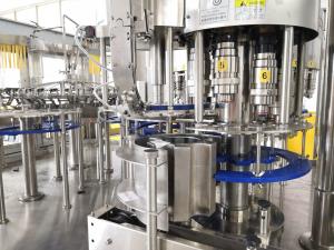 Wholesale Low Vacuum Gravity SUS304 Liquid Filling Machine Wooden Case Packaging from china suppliers