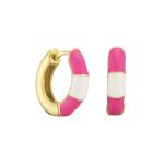 Micro Dripping Oil Earring OEM Diy Zircon Stone Gold Earrings