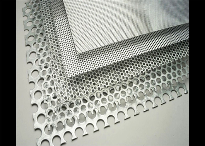 Galvanized Round Hole Perforated Sheet Metal Panels For Construction And Decoration