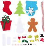 Educational DIY Felt Christmas Party Crafts Home Door Decoration Gifts For Kids