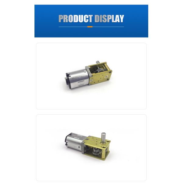 China Custom FT-12SGMN20 12mm DC 3V/6V/12V Mini Micro DC Motor Metal Worm Gear Motor