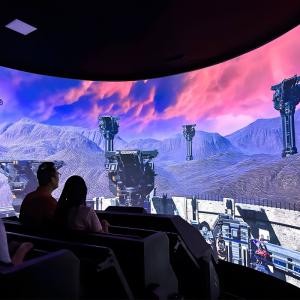 Wholesale Manufacturer 7d Curved Large Screen Orbit Immersive Cinema For Shipping Mall from china suppliers