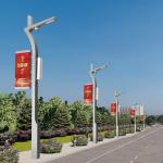 640*1280mm Double sided LED display Outdoor Street Pole Led Screen