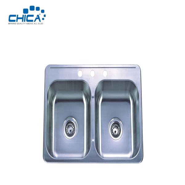 Customize Style Color Double Bowl Kitchen Sink Stainless Steel Kitchen Sink