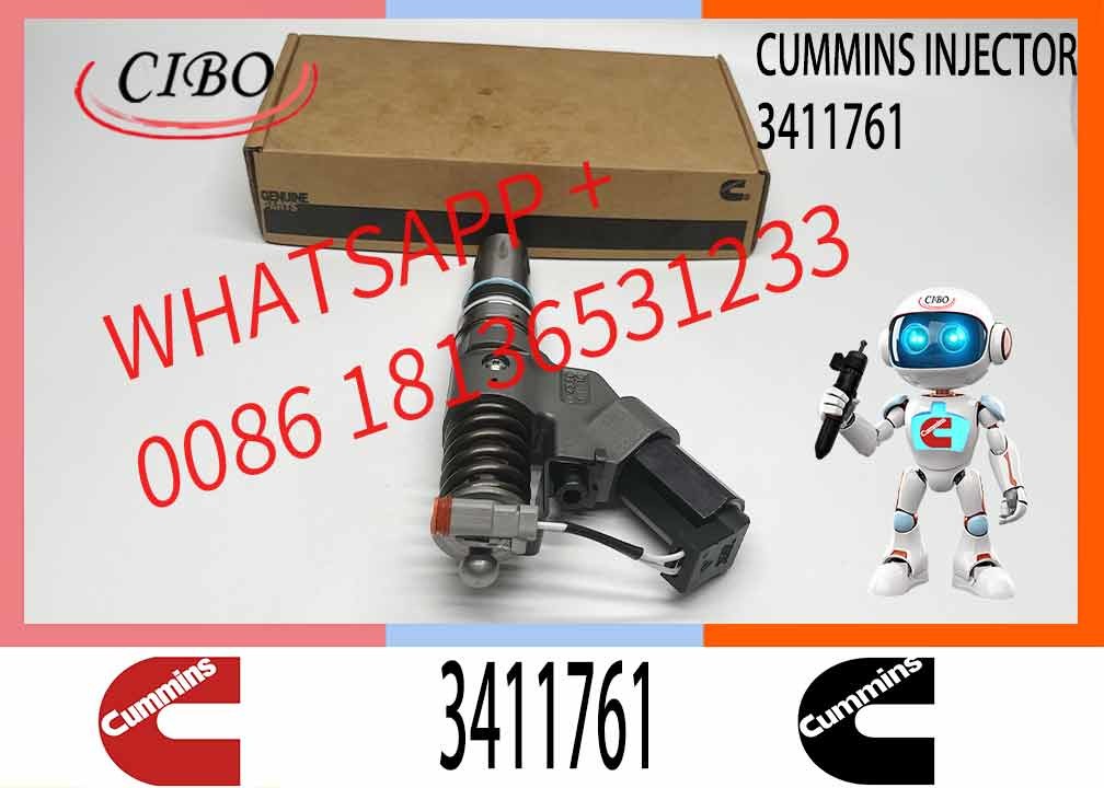 Diesel Fuel Injector Common Rail Injector 3411761 CUM-MINS M11 3411761 4903084 4061851 4902921 3411752 3411753 3411756