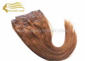 Wholesale 20&quot; Clip In Hair Extensions for sale - 20 Inch Straight 100 Gram 8 PCS Clips-In 100% Remy Human Hair Extensions for Sale from china suppliers