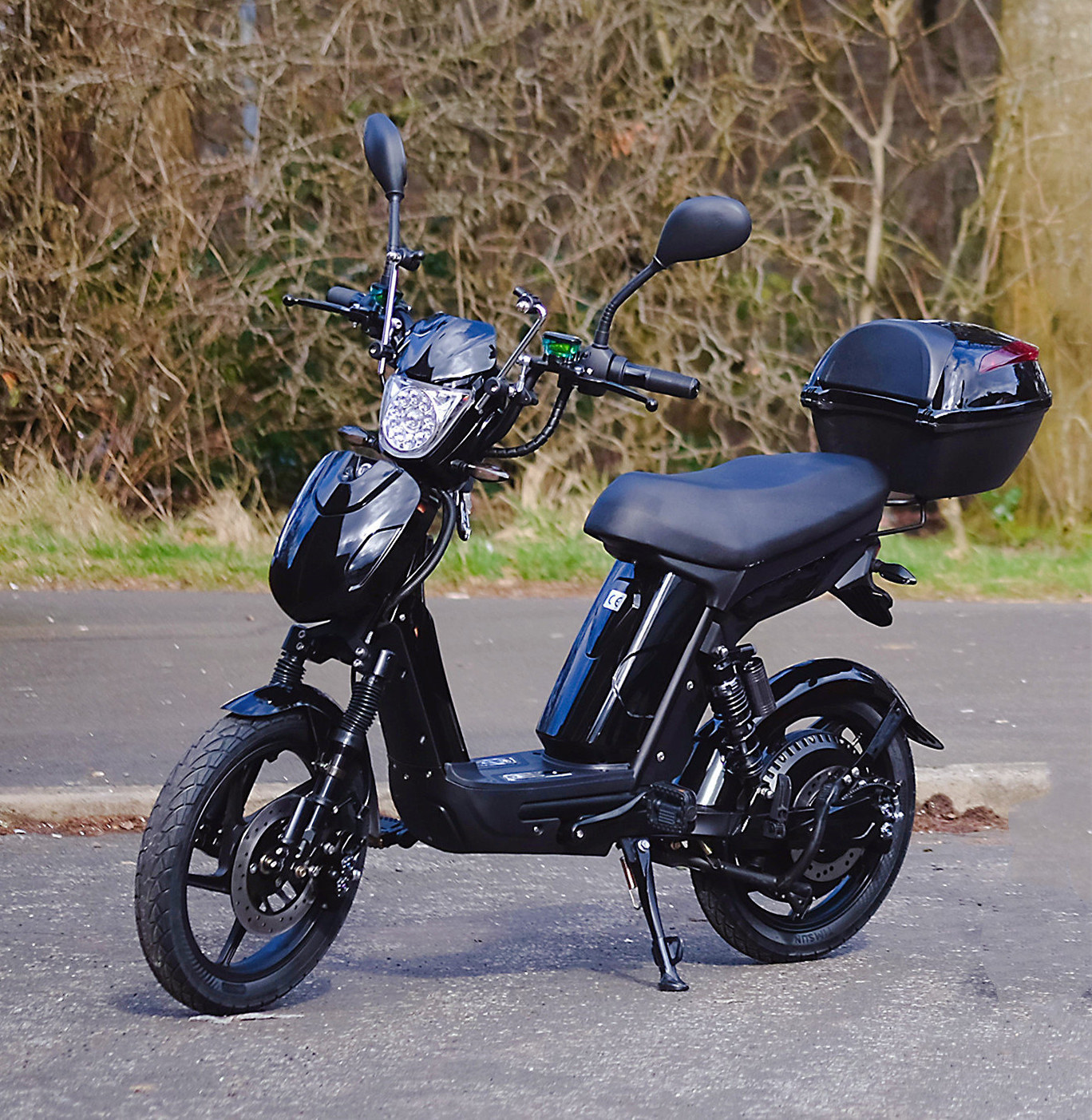 350W EEC Street Legal Electric Scooter With COC L1e-A Certificates