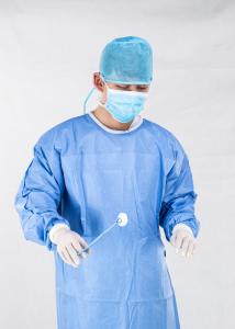 Wholesale Disposable Reinforced Surgical Doctor Gown SMS Non Woven Sterile Barrier Performance from china suppliers