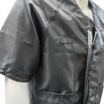 Grey Summer ESD Anti Static Short Sleeved Jacket