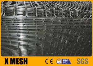 Wholesale 3 V Beams Anti Climb Mesh Fence Black Powder Coated PPC Finish from china suppliers
