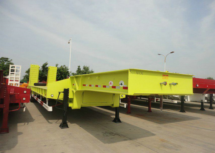 Heavy Duty Gooseneck 4 Axle Lowboy Trailers 80 - 90 ton