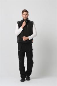 Wholesale Velcro Fastener Winter Work Vest , Wind Proof Winter Body Warmer from china suppliers