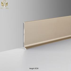 Wholesale Residential Premium Wall Aluminium Skirting Profile Baseboards from china suppliers