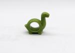 Green Dinosaur Ceramic Napkin Rings Wedding Party Decoration Handmade Dolomite