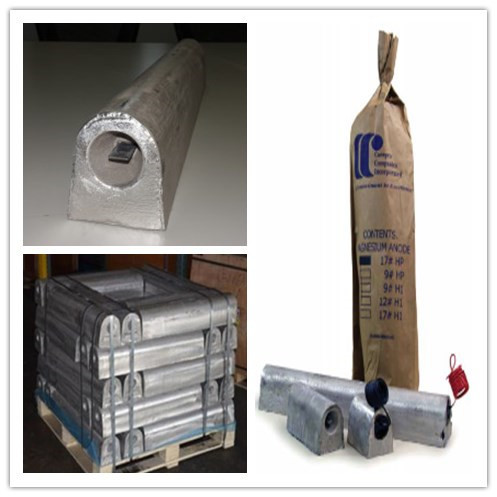 High Potential Cast AZ63C Magnesium Anodes Cathodic Protection OEM