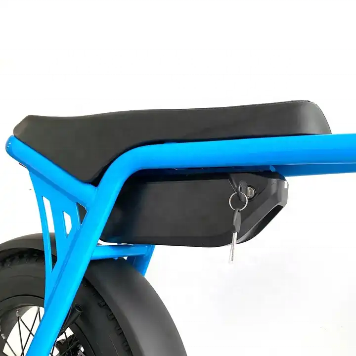 Adults Electric Fat Tire Bike 48V 500W 750W With 40km/H Max Speed Lithium Battery