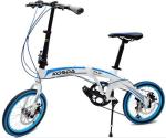 Aluminum Alloy Ladies Disc Brake 16 Inch Folding Bike