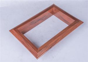 Wholesale Extruded PVC Plastic Profile Wooden Effect Designed For Decoration from china suppliers