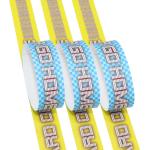 UV Resistant Printable Tyvek Wristbands Adjustable Size