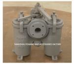 DUPLEX OIL STRAINER5K80A H-TYPE JIS F7208-MARINE DUPLEX OIL STRAINER JIS F7208