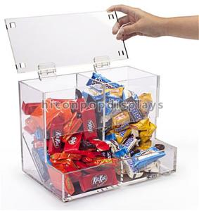 Wholesale Counter Top Acrylic Display Case , Pure Acrylic Display Cubes for Candy Wholesale from china suppliers