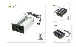 48V 58.8V 2A Sealed Lead Acid Battery Charger 110 To 230V Worldwide Input For