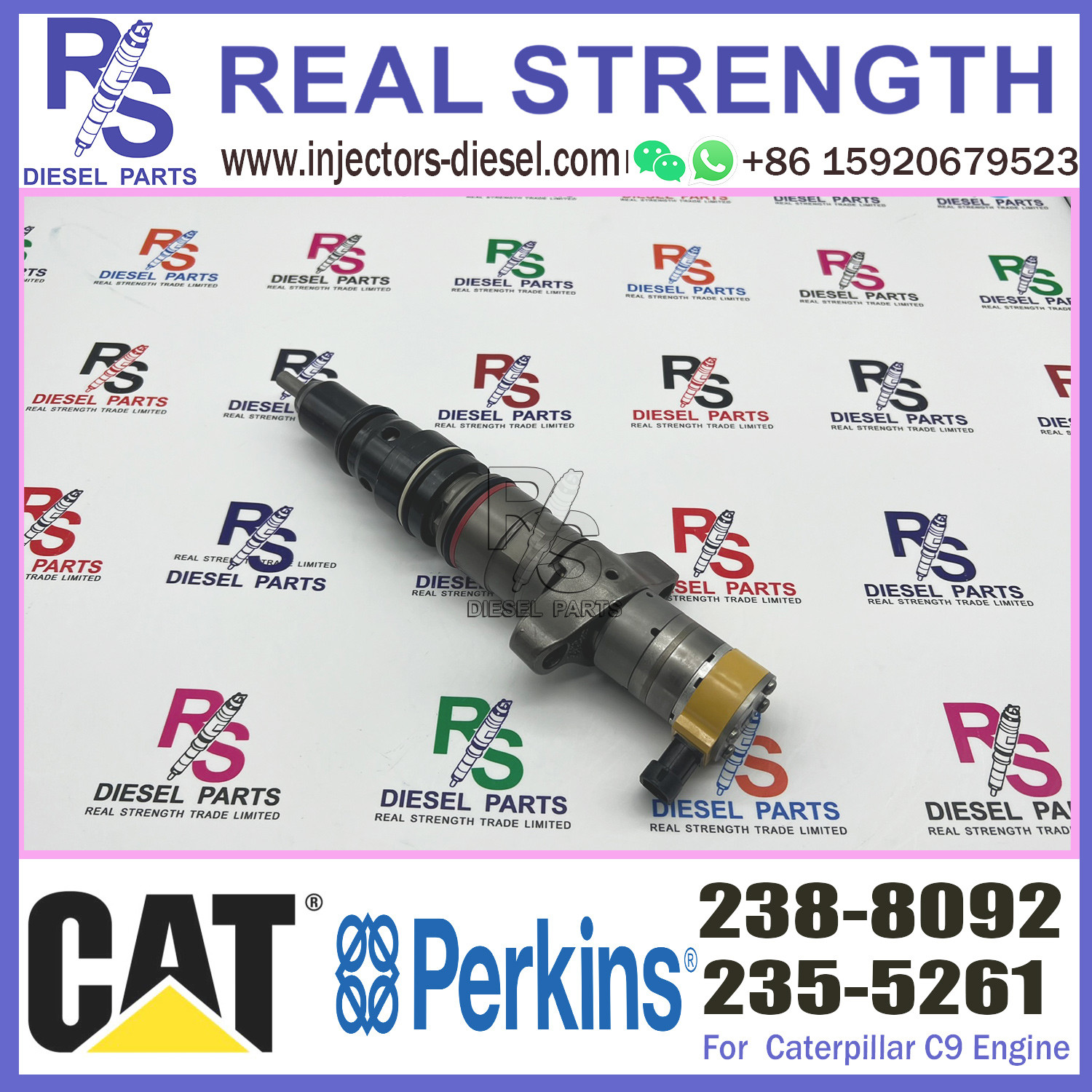 242-0857 Common Rail Diesel Injector 267-9722 235-5261 267-3360 238-8092 For Cat C9 Engine