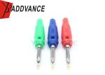 Electrical 32A Large Current Blue Red Green Color 4mm Banana Plug Connector