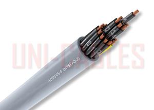Wholesale PVC Black H05VV5 - F Size Flexible Control Cable 12G1 . 0 To 61G1 . 5 Oil Resistant from china suppliers